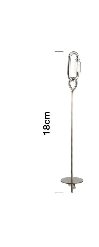 Stainless Steel Bird Food Skewer - Fruit and Treat Holder for Parrots