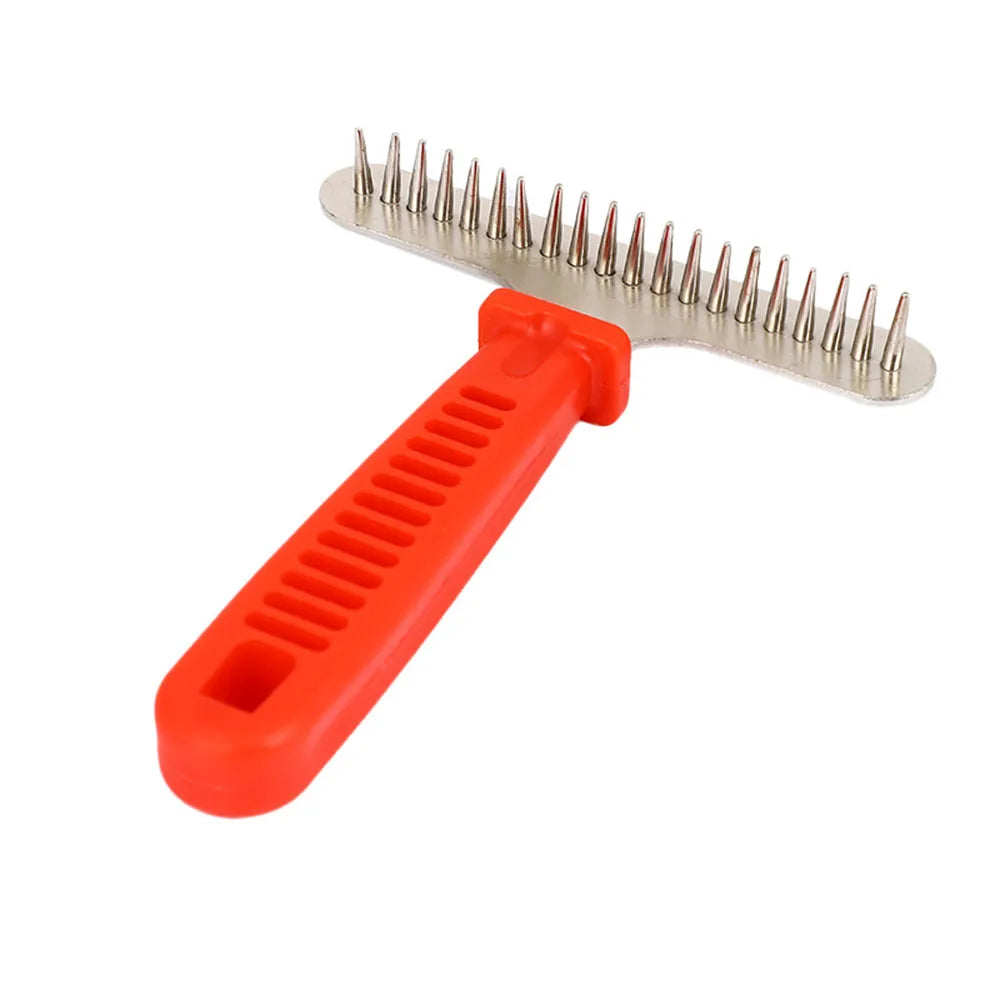Professional Undercoat Grooming Rake - Deshedding Brush for Dogs & Cats