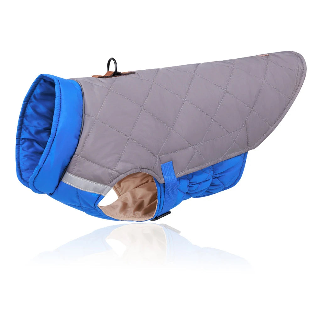 Padded Waterproof Dog Vest - Warm Winter Jacket for Small & Large Dogs