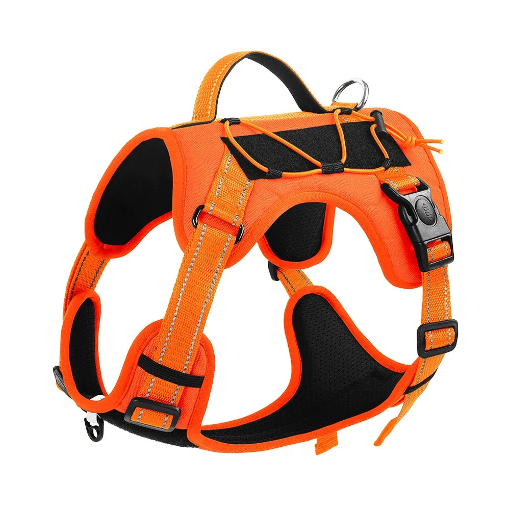 Reflective No-Pull Dog Harness - Adjustable Control Vest for Everyday Walks