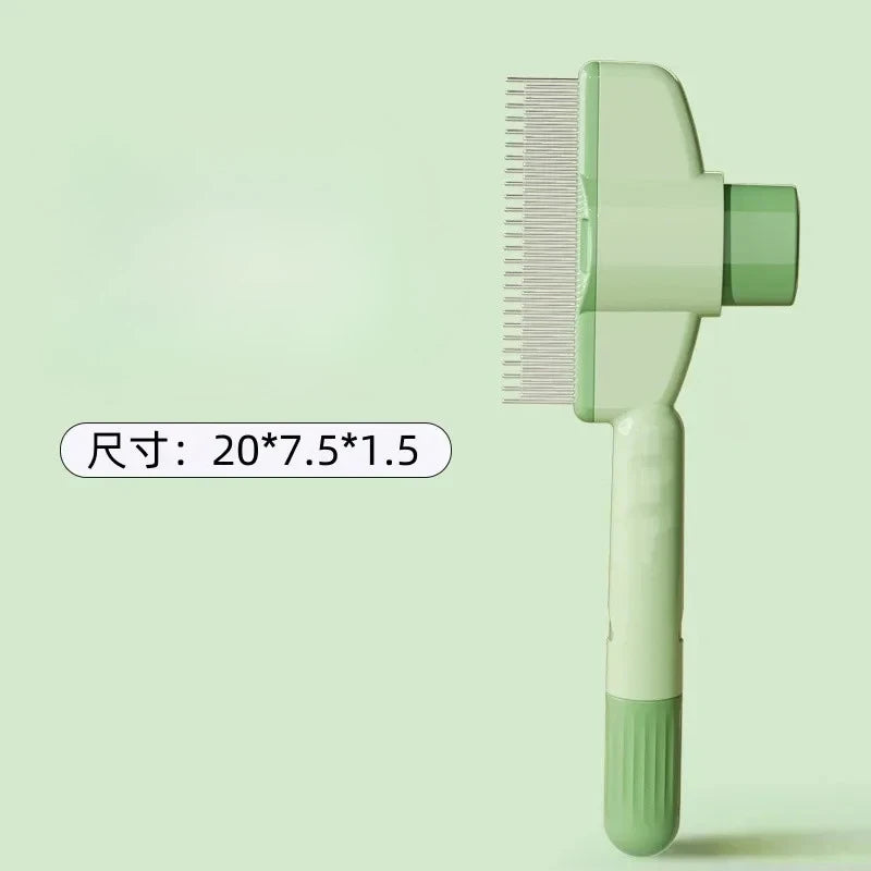 Self-Cleaning Slicker Brush - Pet Grooming Comb for Cats & Dogs