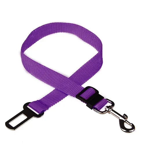 Adjustable Pet Car Seat Belt - Safety Lead Clip for Dogs & Cats