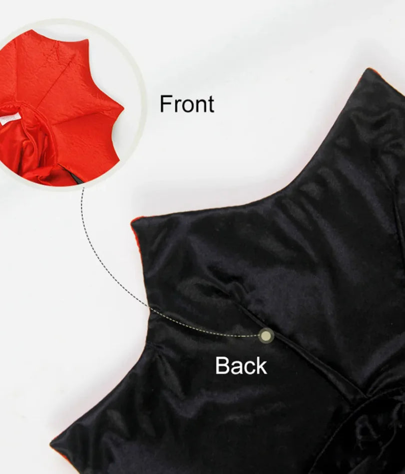 Halloween Vampire Pet Cloak - Cute Costume Cape for Small Dogs & Cats