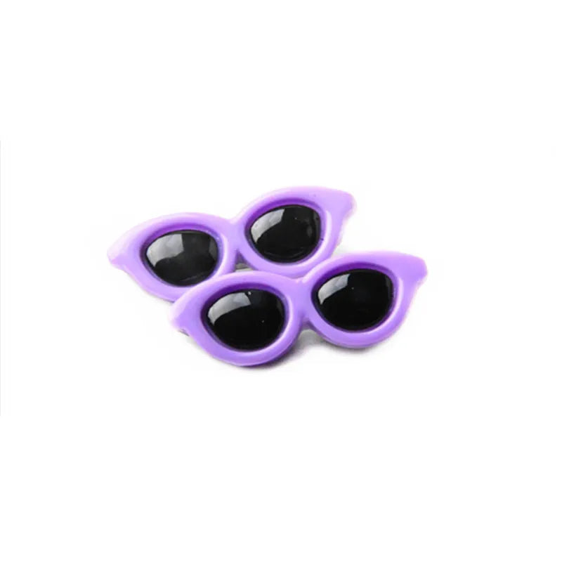 Heart Sunglasses Pet Hair Clips - Cute Bow Accessories for Dogs & Cats
