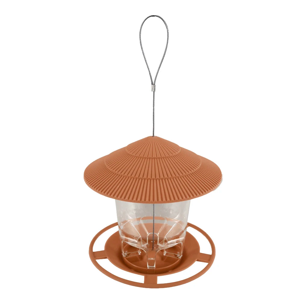 Outdoor Hanging Bird Feeder - Multi-Hole Nut and Seed Feeder