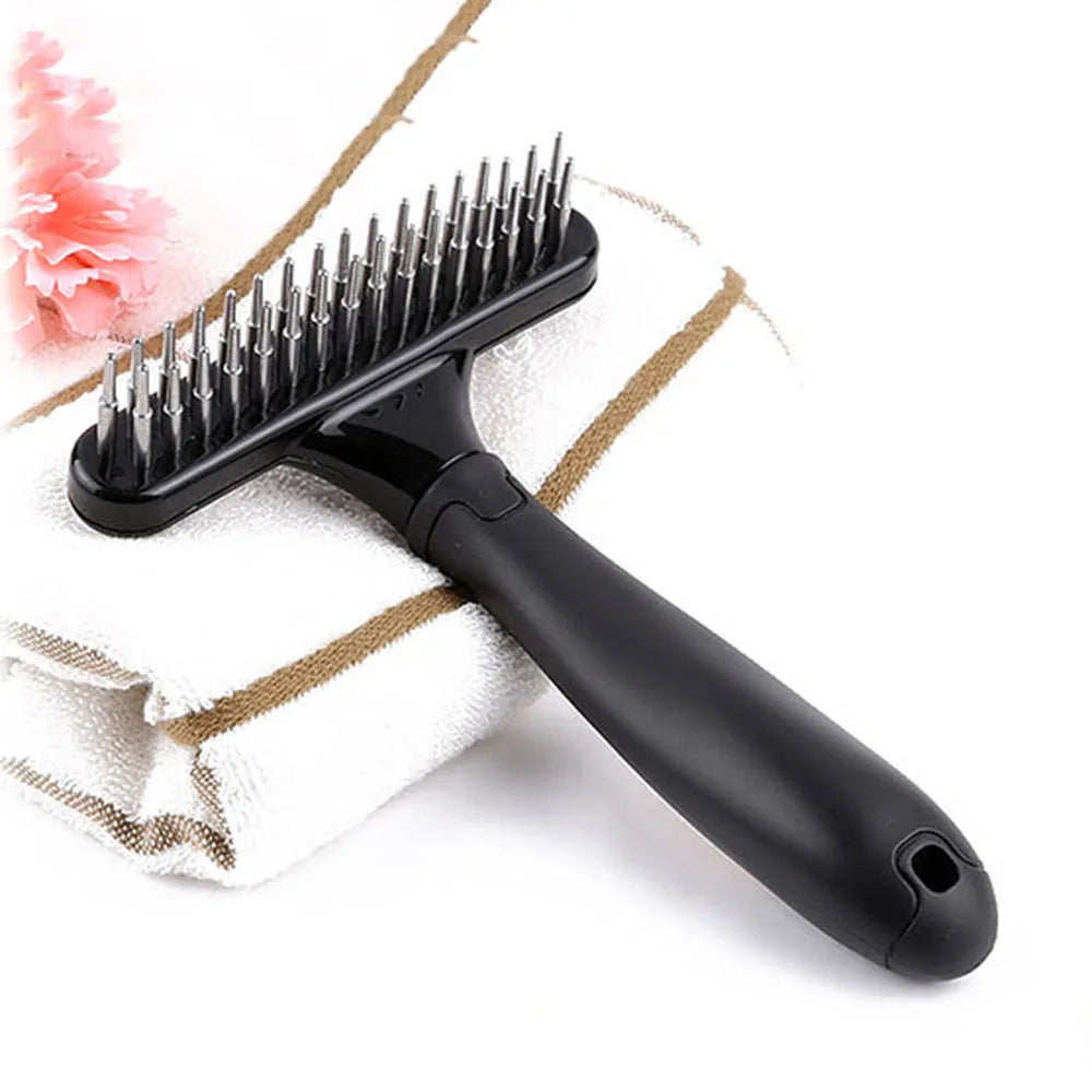 Professional Undercoat Grooming Rake - Deshedding Brush for Dogs & Cats