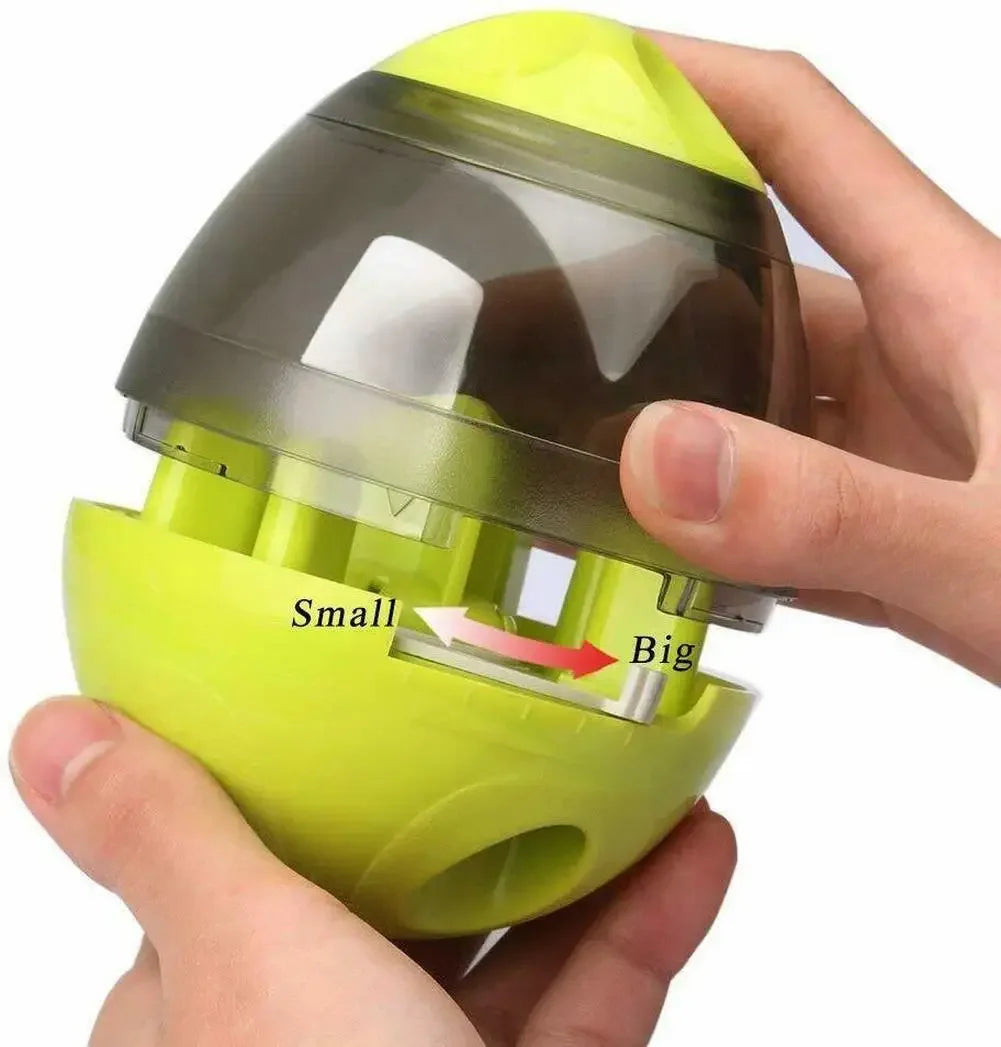 Slow Feeder Treat Ball - Interactive IQ Food Dispenser Toy for Dogs