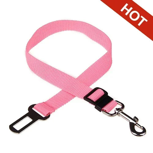 Adjustable Pet Car Seat Belt - Safety Lead Clip for Dogs & Cats