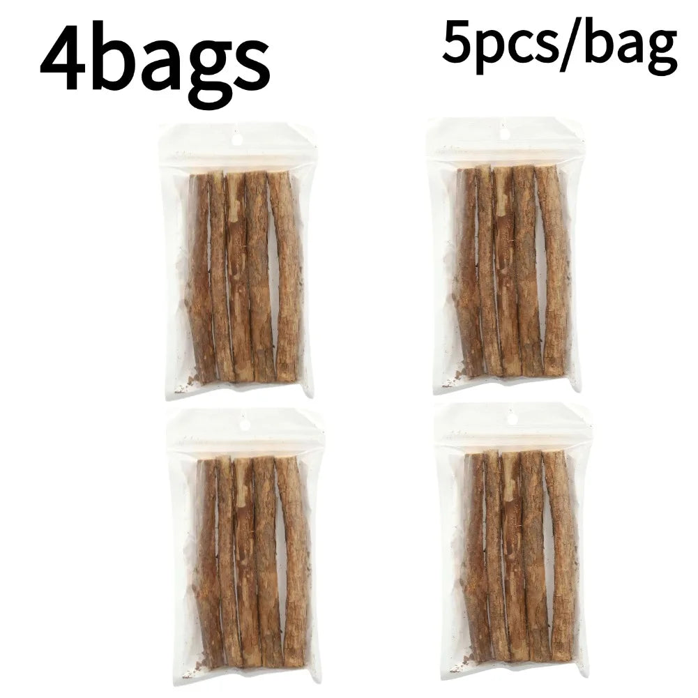 Natural Catnip Chew Sticks - Dental Molar Toys for Cats
