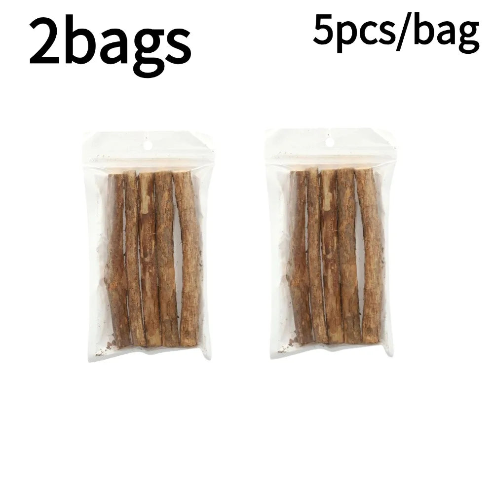 Natural Catnip Chew Sticks - Dental Molar Toys for Cats