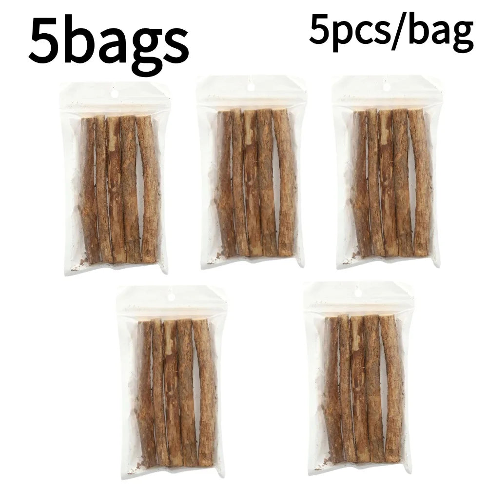 Natural Catnip Chew Sticks - Dental Molar Toys for Cats