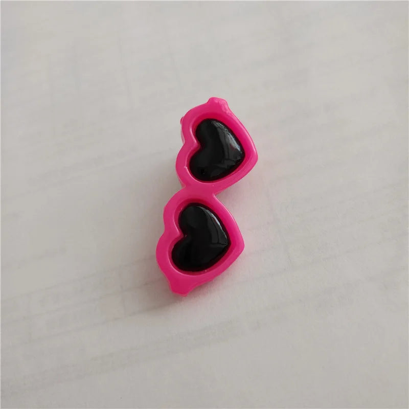 Heart Sunglasses Pet Hair Clips - Cute Bow Accessories for Dogs & Cats