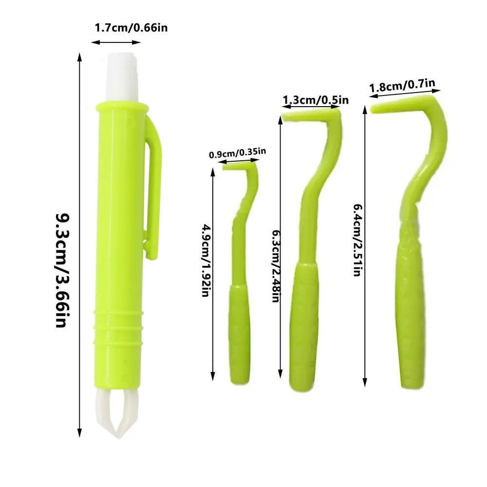 Pet Tick Remover Tool Set - Flea & Tick Removal Hooks for Dogs & Cats