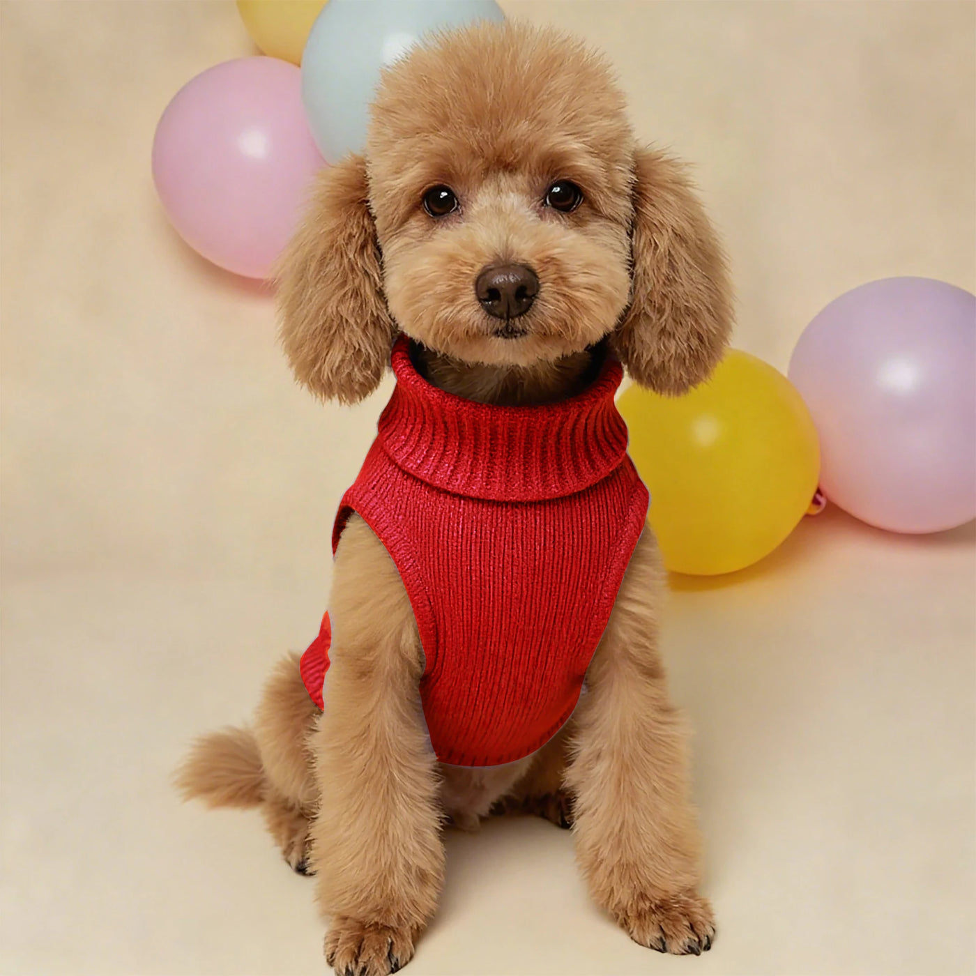 Lightweight Winter Dog Sweater - Soft Warm Pet Knit for Everyday Outings