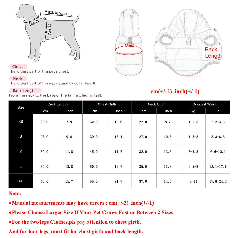 Windproof Pet Hoodie Coat - Warm Fleece Jacket for Cats & Small Dogs