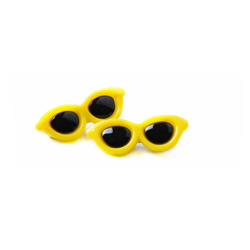 Heart Sunglasses Pet Hair Clips - Cute Bow Accessories for Dogs & Cats