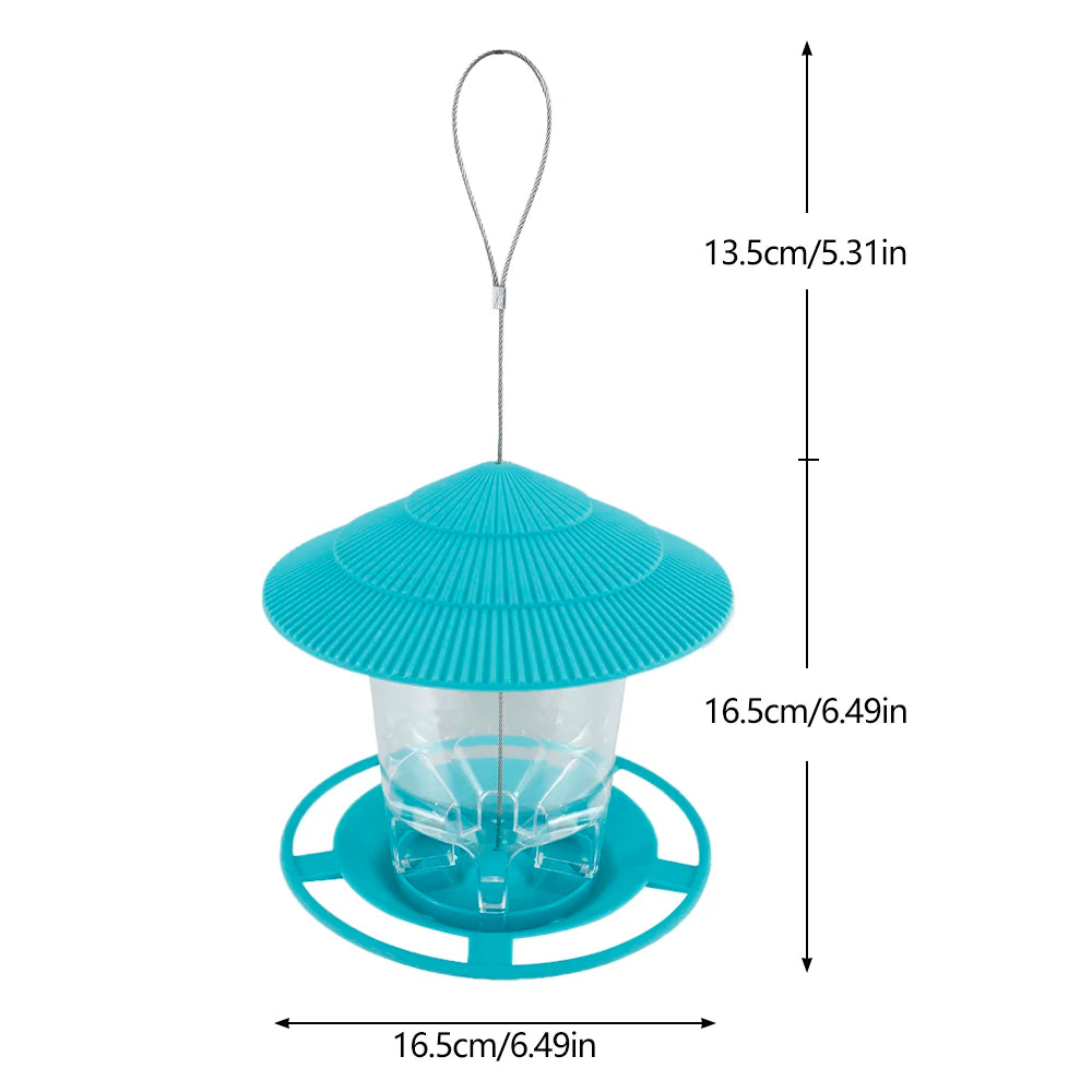 Outdoor Hanging Bird Feeder - Multi-Hole Nut and Seed Feeder