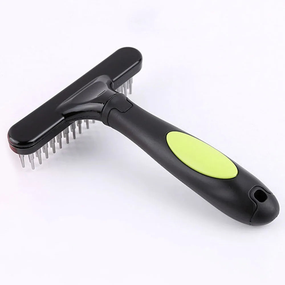 Professional Undercoat Grooming Rake - Deshedding Brush for Dogs & Cats