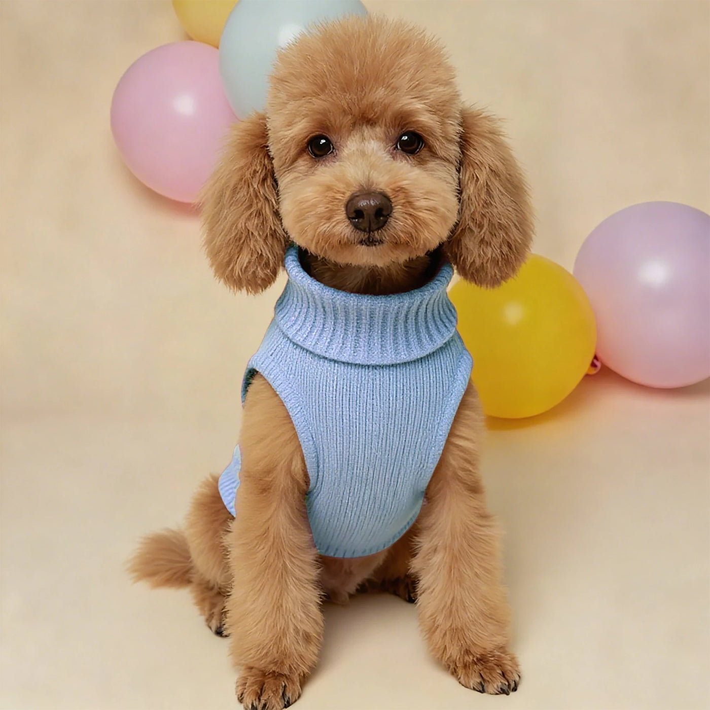 Lightweight Winter Dog Sweater - Soft Warm Pet Knit for Everyday Outings